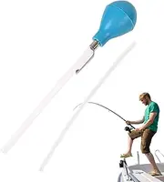 Fly Fishing Stomach Pump, Fishing Cleaning Accessories, 7.28x0.24in Outdoor Sports Tool, Authentic Easy to Use Design, Efficient Fish Handling for Bass, Trout, Perch