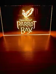 CAPTAIN MORGAN PARROT BAY LED NEON LIGHT SIGN 8x12