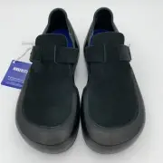 Birkenstock New w/ Box Reykjavik Antique Black Nubuck Leather Nar Select Size