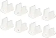 Boxonly LED Neon Mounting Clips Holder Mounting Bracket Support Fixing Clamps Fit 6mm Silicone LED Neon Strip Lighting Pack of 40