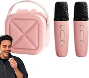 Karaoke Machine for Kids - Rechargeable Wireless Karaoke Machine with Handle | Family Friends Interaction Children Aged 3 Singing Game for Dorm, Classroom