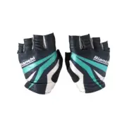 Bianchi Cycling Summer Gloves Basic Small Size Black/Celeste Color