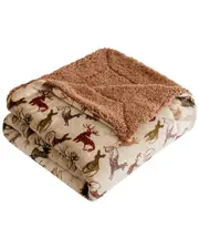 Dream Theory Velvet To Sherpa Oversized Throw