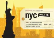 NYC Smarts TRIVIA Question Answer Cards Game Local Explore Travel New York City