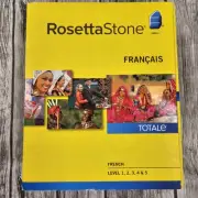 NEW SEALED Rosetta Stone French Level 1 2 3 4 & 5 Version 4 Windows Mac 2012