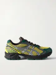 [Asics] Asics - Gel-nyc Leather And Mesh Sneakers - Yellow - UK 3 UK 3 Yellow