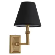 Lawson Wall ArtDeco Lights Brass Black | Marden Designer
