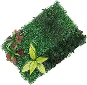 Totority Emulated Plant Wall Lifelike Artificial Grass Panel for Backyard Decoration Privacy Screen for Balcony Garden Easy to Install Faux Greenery No Maintenance Required