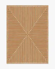 150' x 215' | Machine Washable Runner Rug | Kid & Pet Friendly | Indoor Rug | Jonathan Adler Inkdrop Copper Tufted Rug | Ruggable
