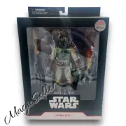 Disney Exclusive Star Wars Boba Fett Diamond Select Deluxe 7" Action Figure New