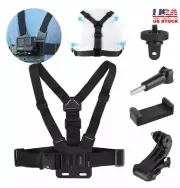 POV Chest Mount Harness Strap Phone Holder Clip for iPhone Samsung Gopro 12 11