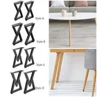 2 Pieces Table Legs Heavy Duty Dining Table Legs Fashion Decorative Parts Bench