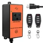 220v Automatic Vacuum Switch Wireless Remote Control Dust Collector Starter O...