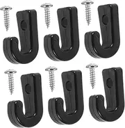 SUPVOX 1 Set Outdoor Canoe Hooks Durable Sturdy Lashing Hooks for Kayak Accessories Multi Function with Screws for Boating and Camping