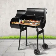 2in1 Grillz BBQ Grill Offset Charcoal Smoker