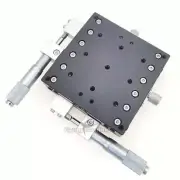Manual Sliding Table Trimmer Frame XY Axis Cross-guide Platform LY90-LM 90*90mm