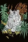 Plush Queen Size Tiger Blanket - Extremely Soft - White Tiger