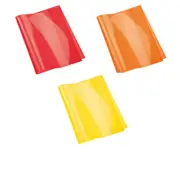 Herma Transparent Plus Exercise Book Cover A4 10pk - Yellow
