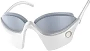 Smart Eye Massager, Eye Cover Glasses Heated Massager, 4.9x6.3x15.2cm Adorable Rechargeable Massaging Sleep Masque, Timer 360 Degree Shading for Fatigue Strain Relief