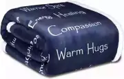 WOLF CREEK BLANKET, Compassion Blanket - Strength Courage Super Soft Warm Hugs