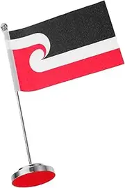 DOITOOL National Flag Table Flag Mini Desk Banner Hawaii Office Supplies Small Desk Banner New Zealand Decorations Polyester