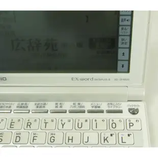 ੈ✿ 電子辭典 CASIO 卡西歐 EX-word XD-SF4800 超新二手機 功能超強 手寫查字 日/英文字彙充足