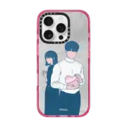 iPhone 16 Pro Impact Case MagSafe Compatible Hugging love by shinkiru
