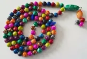 New Hand Made Multi Colour Wood TASBIH / TASBEEH MISBAHA ROSARY WORRY 99 BEADS