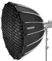 NEEWER 47.2inch/120cm Parabolic Softbox Quick Set up Quick Folding