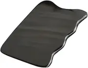 LIFKOME Black Wavy Scraping Massage Board Natural Buffalo Horn Physical Therapy Tool for Home and Salon for Neck and Back Relaxation Easy to Hold and Care