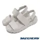 Skechers 涼鞋 Arch Fit Footsteps 女鞋 骨白 防水 寬帶 足弓支撐 111380NAT