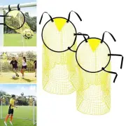 Football Goal Target Net Top Bins Soccer Ball Targets Foldable Training Net 2PCS