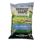 Harvest Snaps Green Pea Snacks Crisps Organic ARTISAN SEA SALT Baked Chips 20Oz