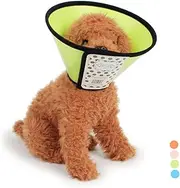 BESPORTBLE Pet Elizabeth Collar Dog Elizabeth Ring Comfortable Bite Ring for Scratching Prevention Size 5 Material Random Color