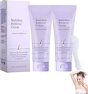 New Body Hair Removal Cream with Spatula Applicator, Advanced Facial hair Removal for Women, Body Hair Removal Cream for Sensitive Skin, With Scraper, Gentle Formula, Safe for Sensit (2)
