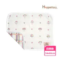 在飛比找momo購物網優惠-【Hoppetta】彩虹蘑菇六層紗被(S被90×70cm日本