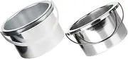 VICASKY 2 Pcs Wax Melting Machine Inner Pot Waxing Wax Warmers Hair Wax Melting Machine Pot Wax Warmer Pan Small Wax Pot Wax Warmer Replacement Pot Wax Warmer Replacement Dish Aluminum