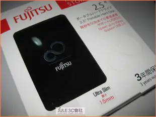 JULE 3C會社-富士通Fujitsu EN100 USB3.0 2.5吋/髮絲紋/全新/黑/紅 硬碟 外接盒