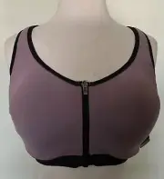 NWT Victorias Secret Knockout Maximum Support Front Close Sports Bra Purple 36DD