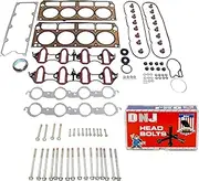 DNJ HGB3168 Head Gasket Set with Head Bolt Kit For 2002-2006 for Chevrolet Silverado 1500 5.3L 5328cc 325cid V8 OHV
