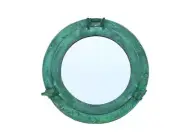 Brass Deluxe Class Titanic Shipwrecked Decorative Ship Porthole Mirror 12"