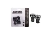 Bartender Barware Sure Seal Wine Saver Replacement Stoppers Set of 2