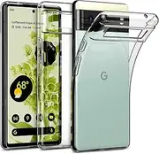 MEZON Ultra Slim Case for Google Pixel 6a (6.1") – Premium Crystal Clear TPU Gel Back Protection – Shock Absorption, Wireless Charging Compatible (Google Pixel 6a, Gel)
