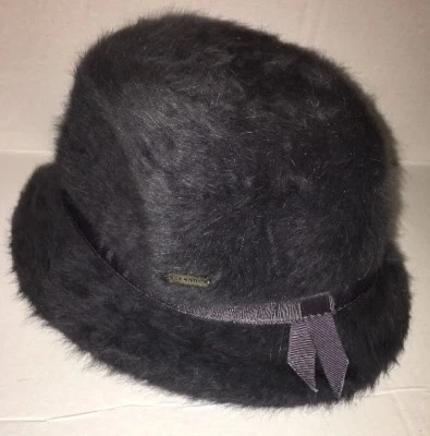 KANGOL Furgora Trilby Grey Angora Hat NWT Brand New Small