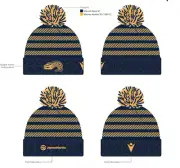 Parramatta Eels NRL 2025 Players Macron Bobble Beanie Hat!