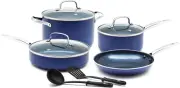 Diamond Infused Ceramic Nonstick, 9 Piece Cookware Set