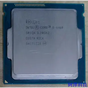 阿澤科技Intel core 四代 i5-4460 (1150 腳位) CPU 無風扇