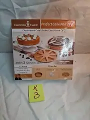Copper Chef Perfect Cake Pan (As Seen on TV) Non-Stick Bakeware New
