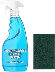 Kitchen Foam Cleaner Powerful Heavy Oil Removers Grill Ovens Descaling Cleaning Agent Household Dirt Cleaning(1 set)