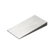Metal Wedge Shims, 5.6x2.8x0.6" Triangle Flange Steel Wedge, Silver Tone